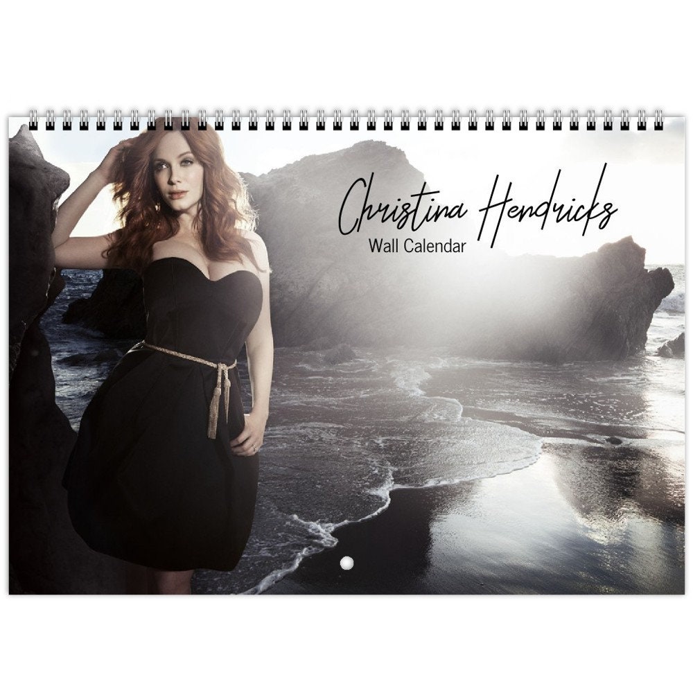 Sexy Christina Hendricks Full Photo Calendar Choose Start Etsy