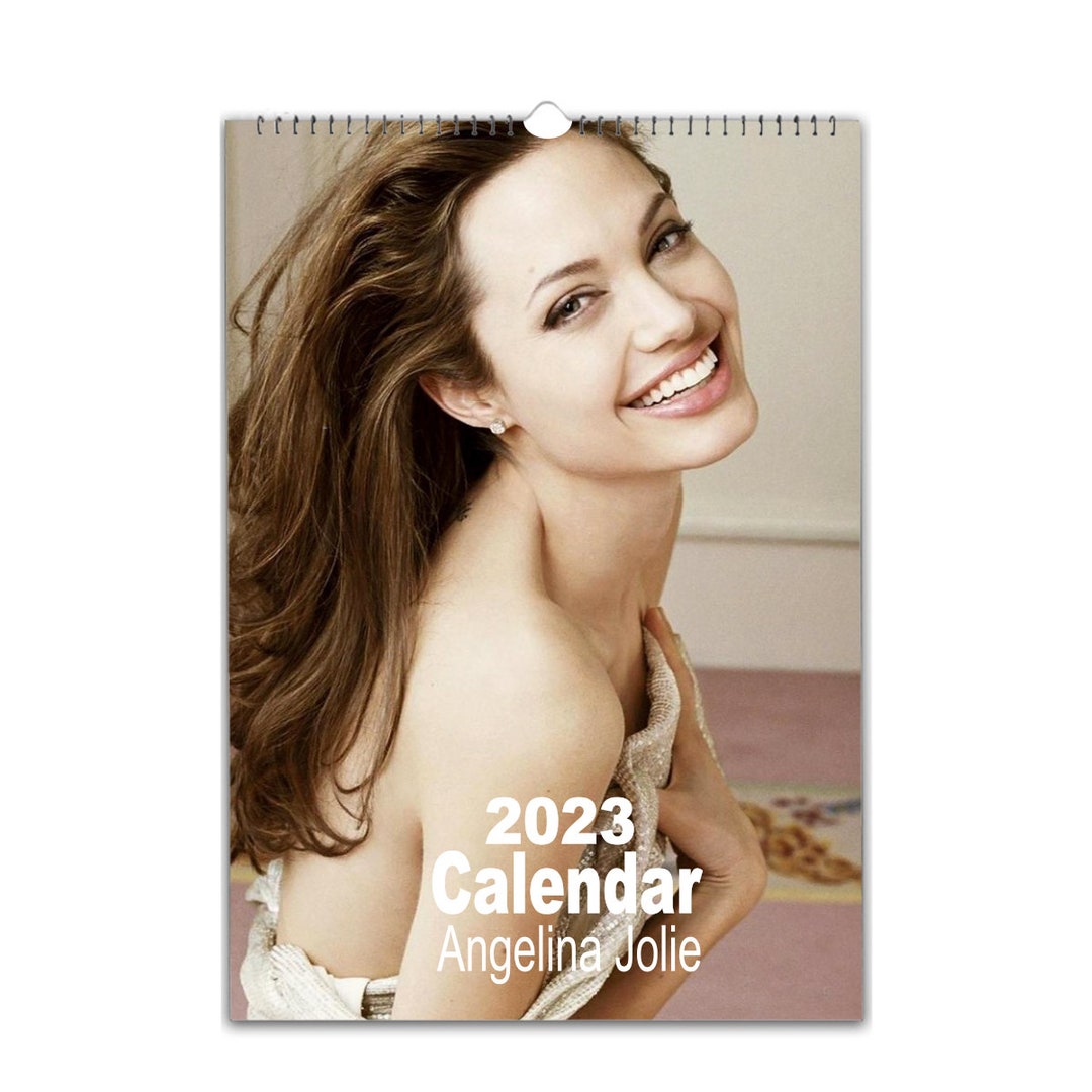 Angelina Jolie Full Photo Calendar 2023/4 Choose Your Start Etsy