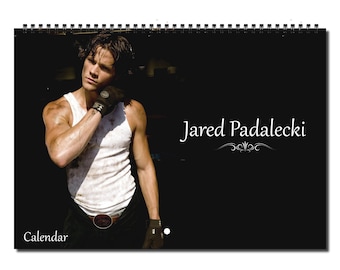 Jared Padalecki | 2027/28 | Choose Start Months/Year | Large Full Planner | Full Photo Personalised Wall Calendar