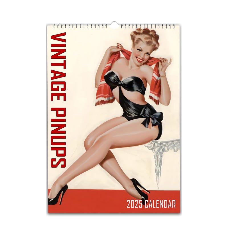 2025 Pin up Calendar Etsy