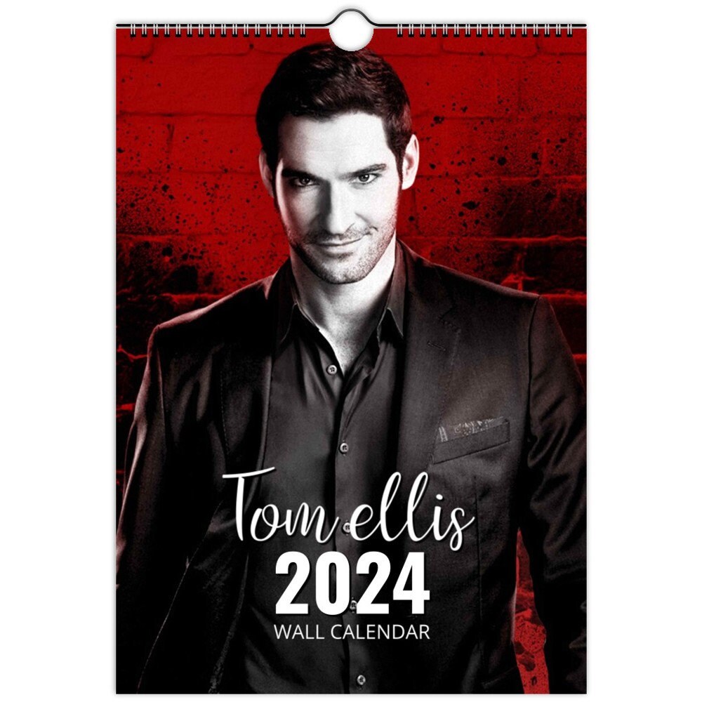 Tom Ellis 2024 Personalised Calendar Full Photo Slim Dates Etsy