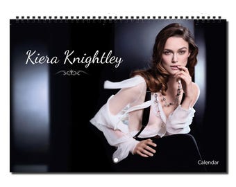 Beautiful Kiera Knightley | 2027/28 | Choose Start Months/Year | Large Full Planner | Full Photo Personalised Wall Calendar