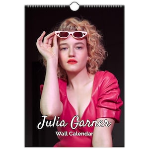 Julia Garner Full Photo calendar | choose start month 2026/27 personalised | full year calendar