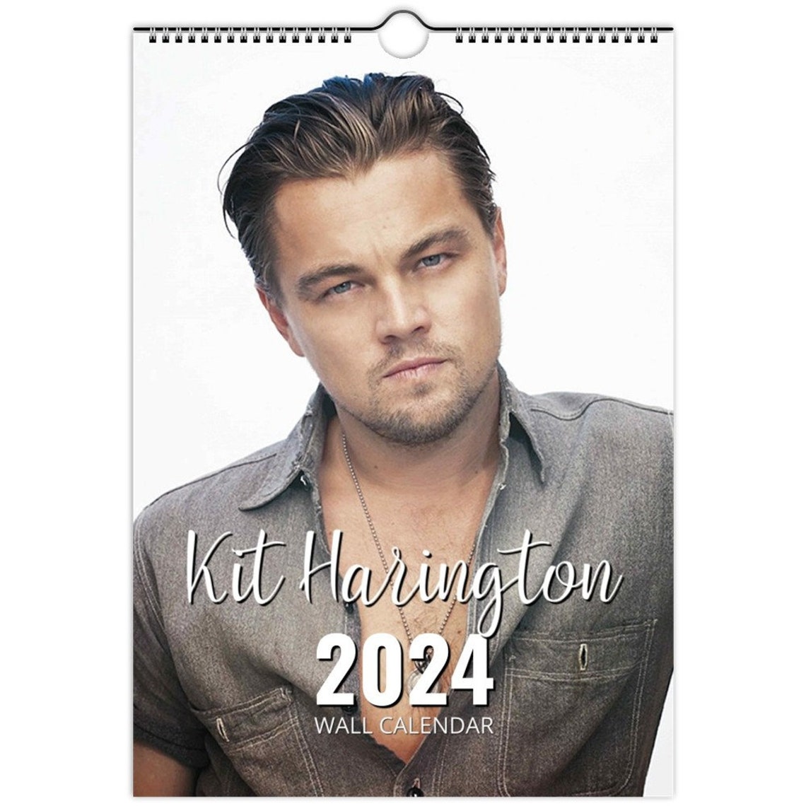 Leonardo Dicaprio 2024 Personalised Calendar Full Photo Slim Etsy
