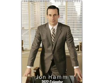 Jon Hamm Full Photo 2022 Calendar Personalised 12 months | 2023 full year calendar