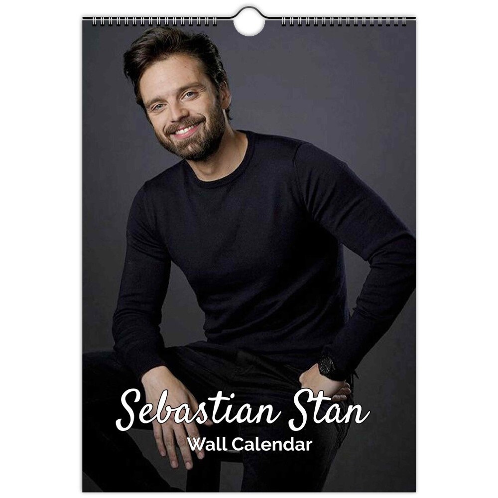 Sebastian Stan Full Photo Calendar Choose Start Month Etsy