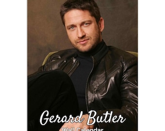 Gerard Butler Full Photo calendar | choose start month 2027/28 personalised | full year calendar