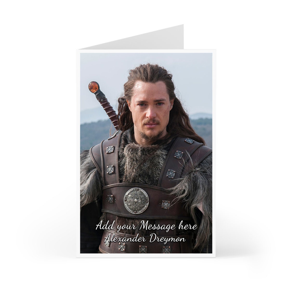 Alexander Dreymon Birthday, Greeting Card Personalised Your Message in