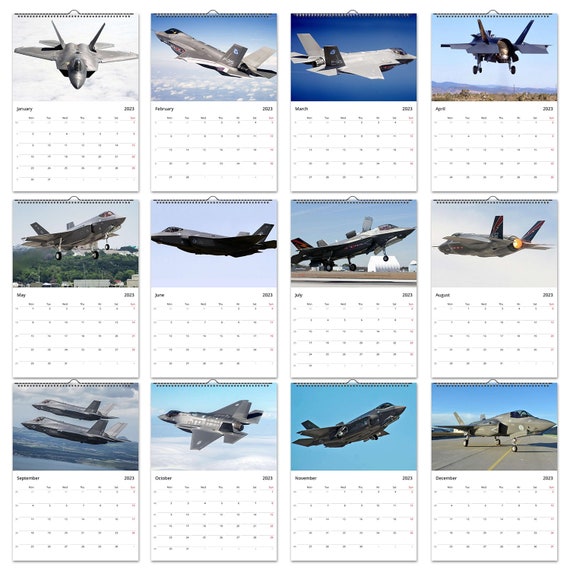 Lockheed Martin F-35 Lightning II 2023 Wall Calendars Personalised - Etsy Lockheed Martin F-35 Lightning II 2023 Wall Calendars Personalised - Etsy