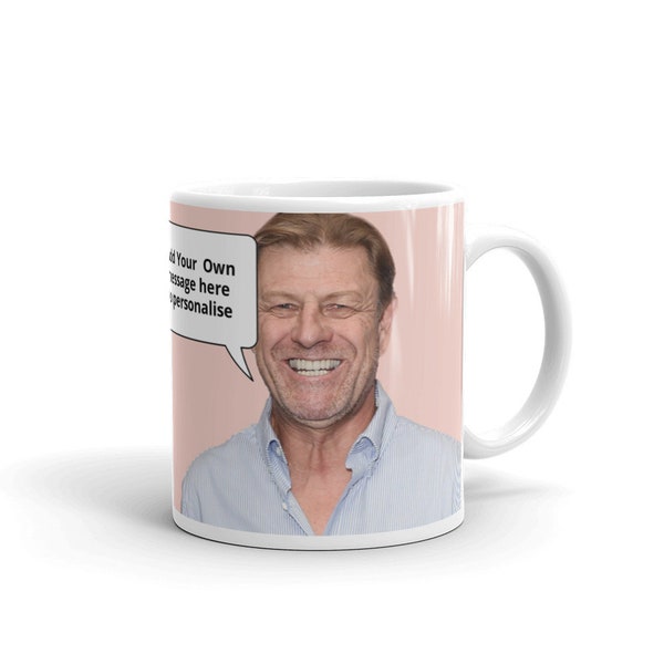 Sean Bean Personalised With Your Message Mug