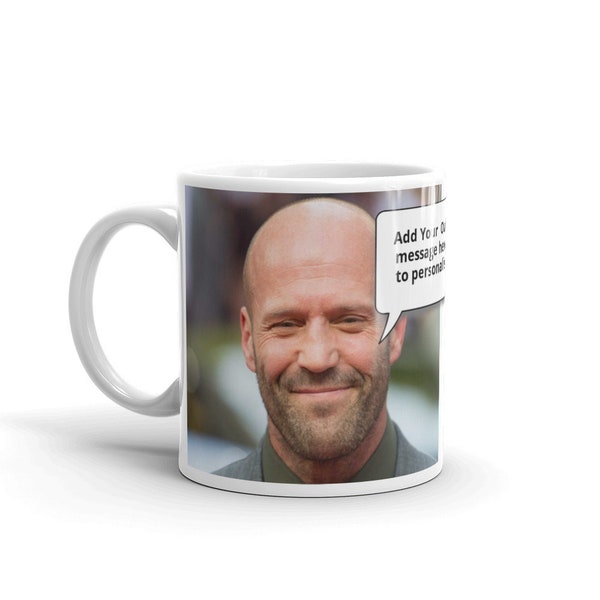 Jason Statham Personalised With Your Message Mug