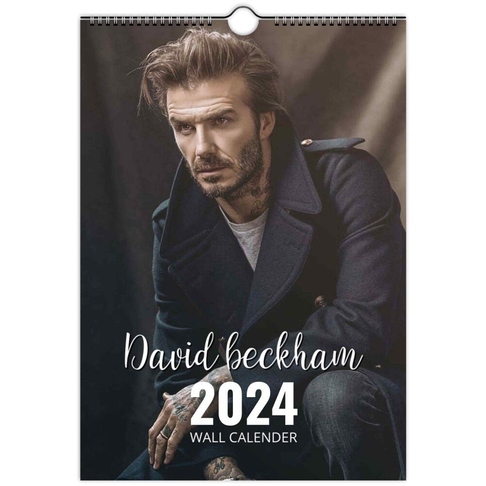 David Beckham 2024 Personalised Calendar Full Photo Slim Dates Etsy UK