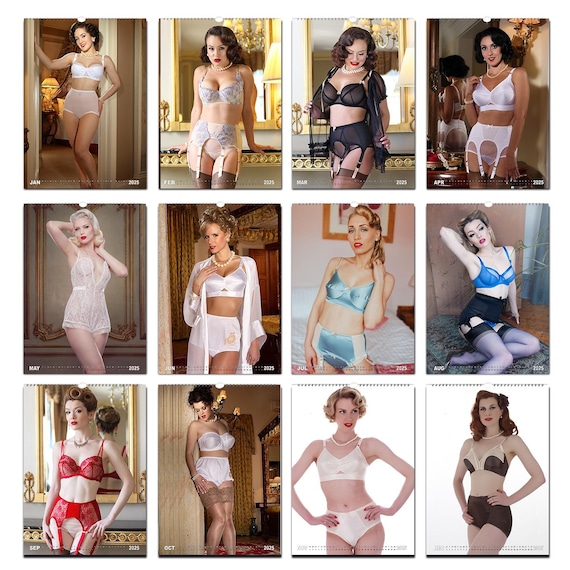 Sexy Beautiful Calendar Girls Vintage Lingerie Beauties Hot 2025/6 Calendar | Choose Start Month/year | Full Photo Personalised Calendar - Etsy Sexy Beautiful Calendar Girls Vintage Lingerie Beauties Hot 2025/6 Calendar | Choose Start Month/year | Full Photo Personalised Calendar - Etsy