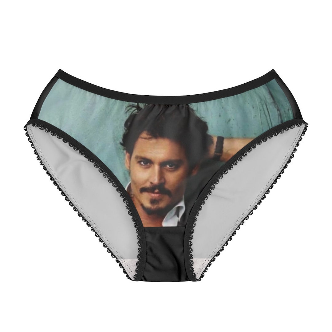 Johnny Depp Women's Knickers, Briefs Personalised 