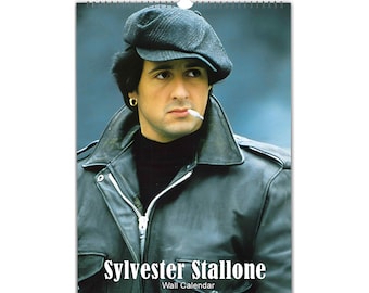 Sylvester Stallone | 2027/28 | Choose Start Month/Year | Full Photo Personalised Wall Calendar