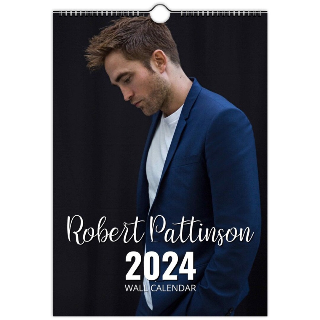 Robert Pattinson 2024/5 Choose Start Personalised Calendar Full Photo