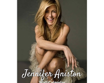 Sexy Jennifer Aniston volledige fotokalender | kies startmaand 2026/27 gepersonaliseerd | jaarkalender