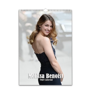 Melissa Benoist Mooi | 2026/27 | Kies beginmaand/jaar | Gepersonaliseerde muurkalender met volledige foto