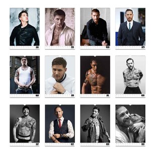 Tom Hardy Starts MARCH 2024 and Ends FEB 2025 Personalised Calendar