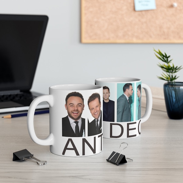 Ant & Dec Mug personnalisé avec votre message