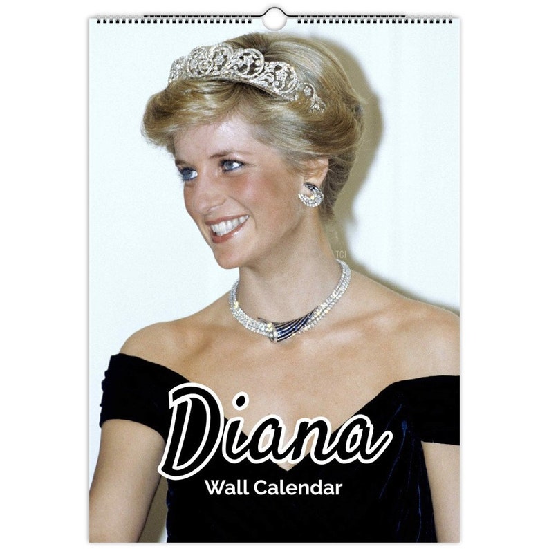 Lady Diana Princess of Wales Full Photo Calendar Choose Start Month