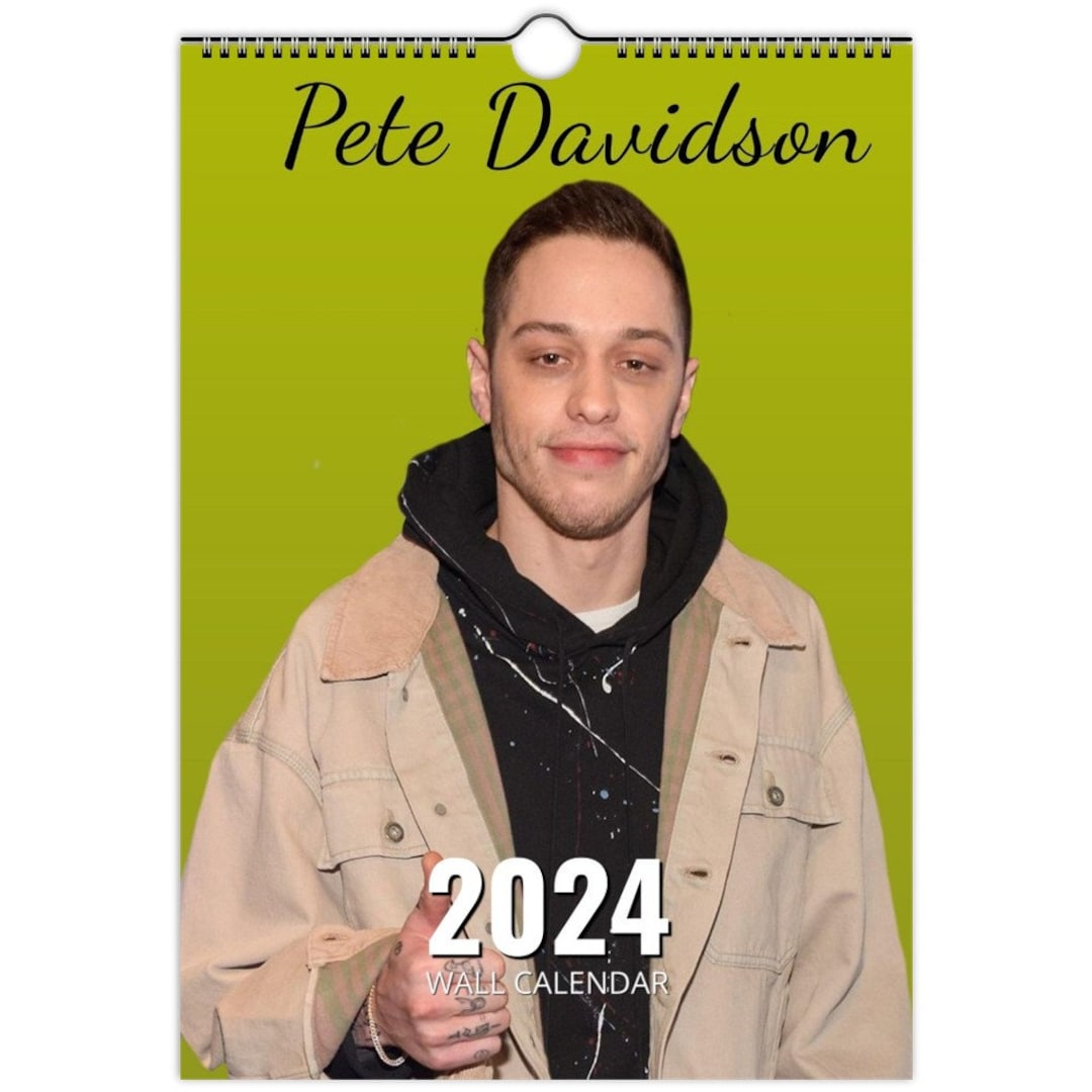 Pete Davidson Start Feb 2024jan 202512 Month Personalised Calendar