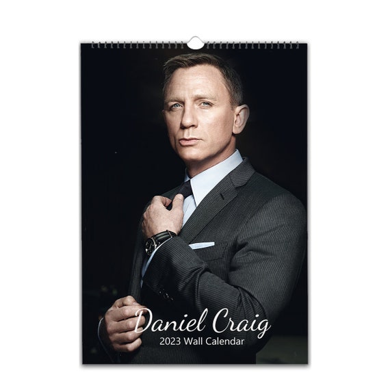 Daniel Craig Full Photo Personalised 2023 Calendar 12 Month Etsy