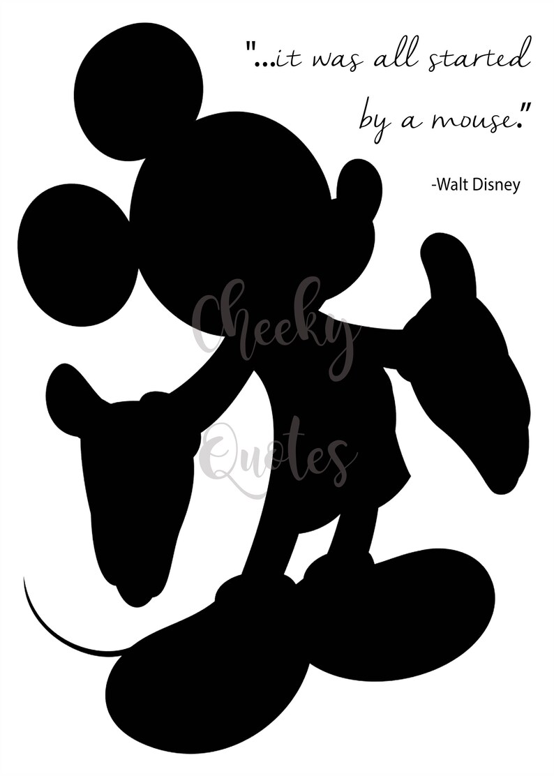 Printable Disney Pin Display Started With a Mouse Etsy