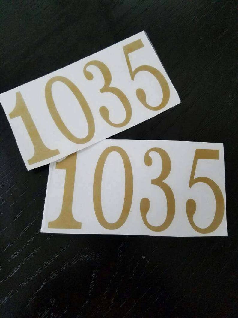 Specifically, in my building, my mailbox number is 500 less than my apartment number, so if i lived in apartment 715 then my mailbox number would be 215. Mailbox Number . Mailbox Number Decals Replacement Numbers for Mailbox Gold ...