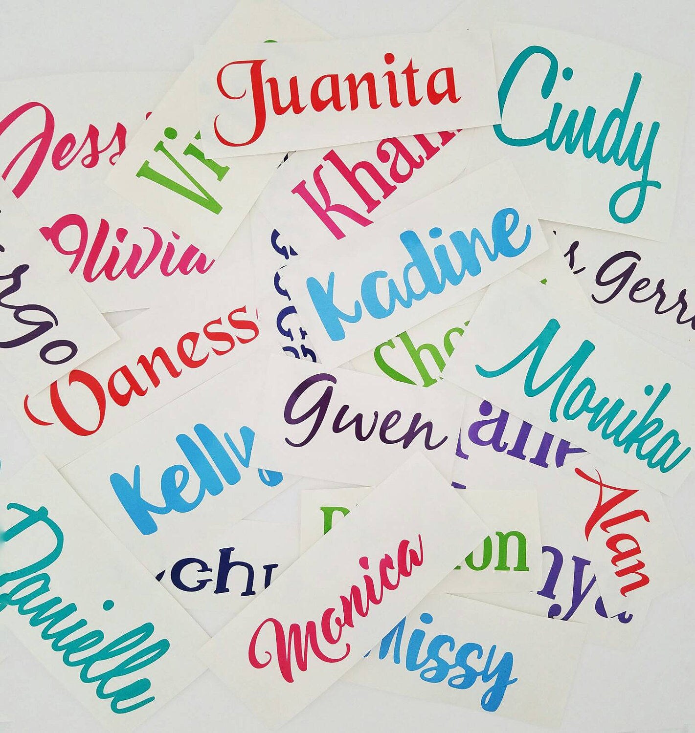 Name Decal, Monogram Decal, Personalized Vinyl Decal, Tumbler, Water …