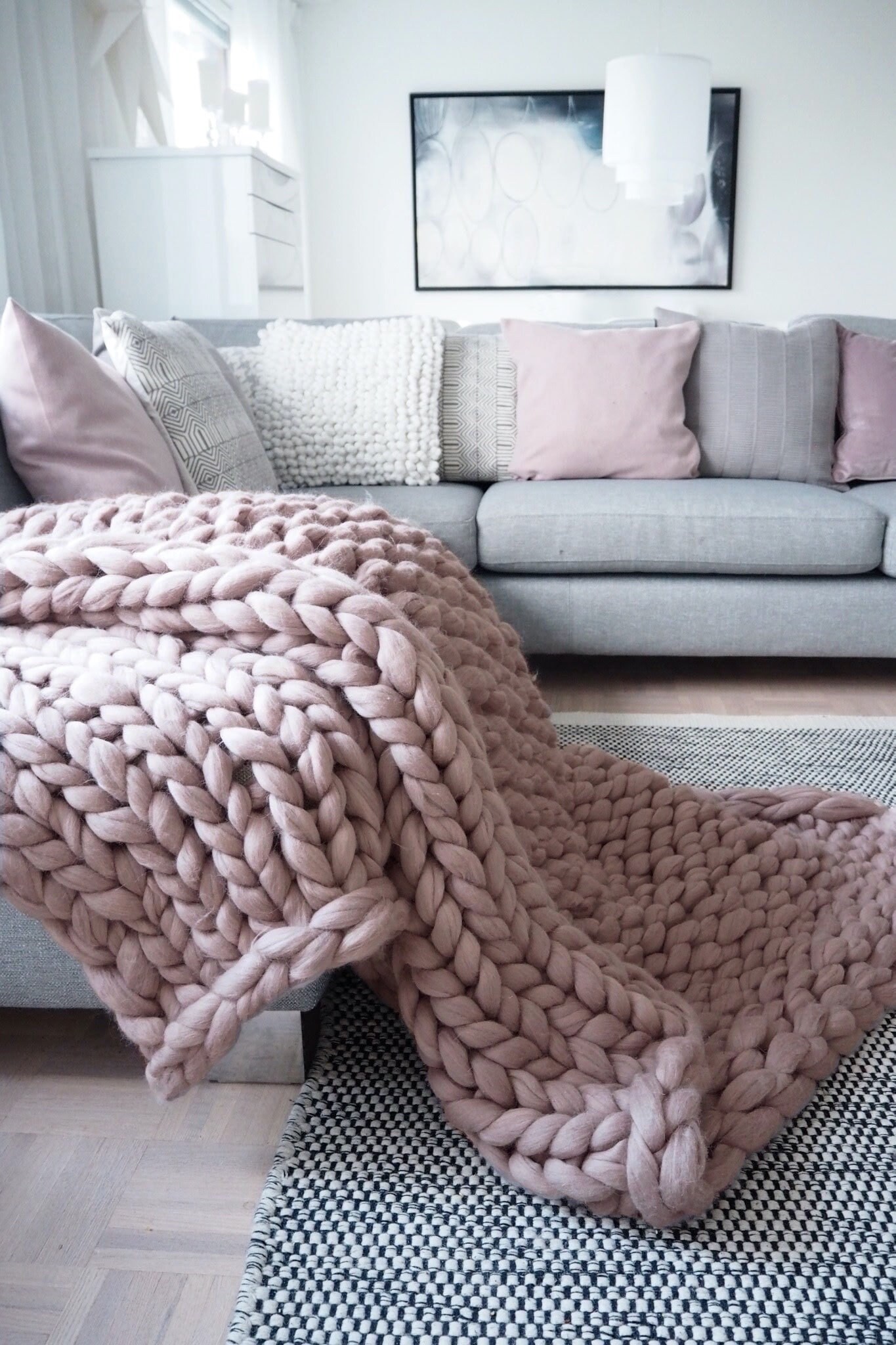 Chunky Knit Throw Blanket Chunky Knit Throw Chunky Knit Blanket Knit Blanket Throw Blanket Housewarming Gift Etsy Canada