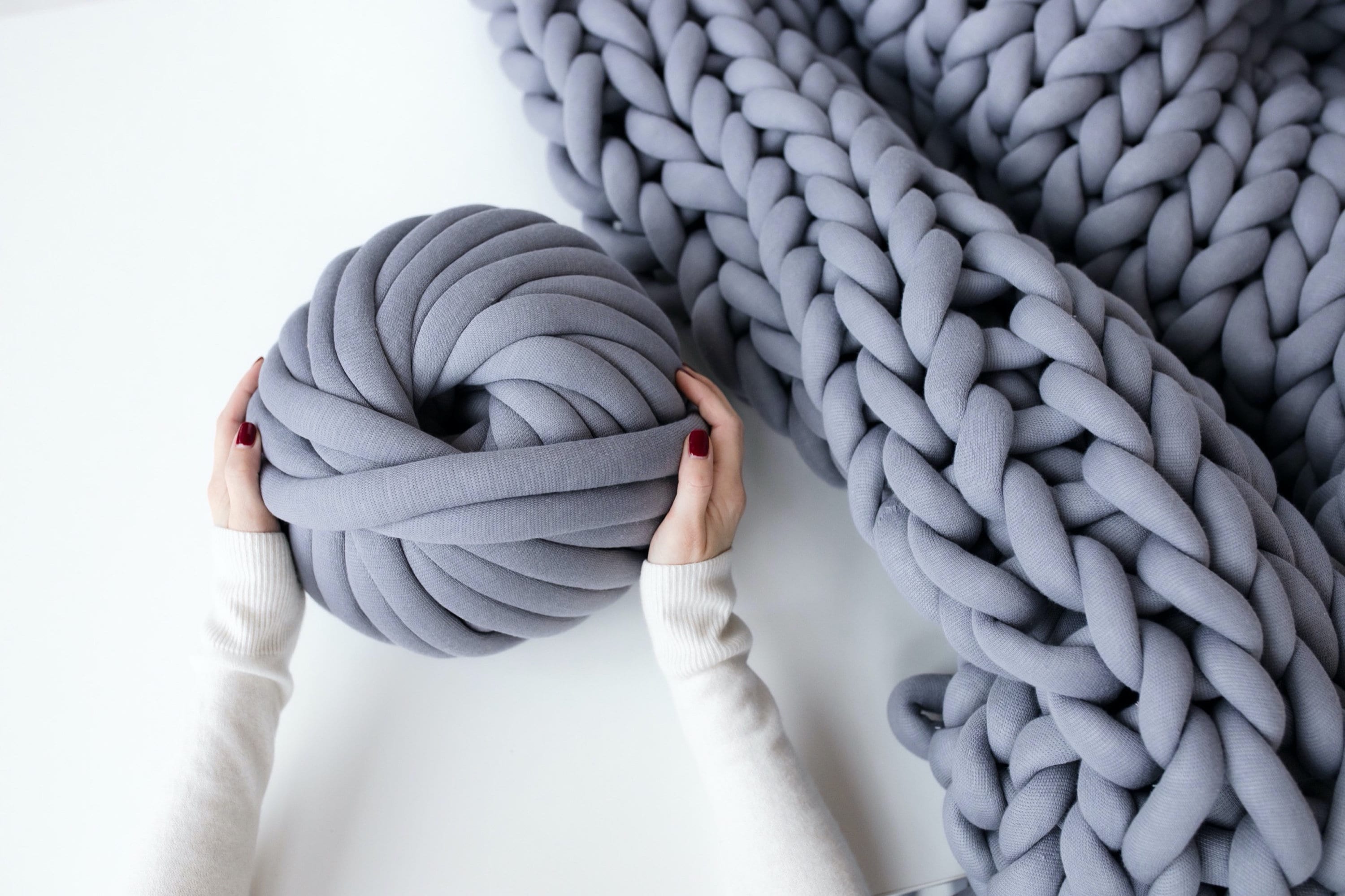 Tube yarn for arm knitting new arrivals