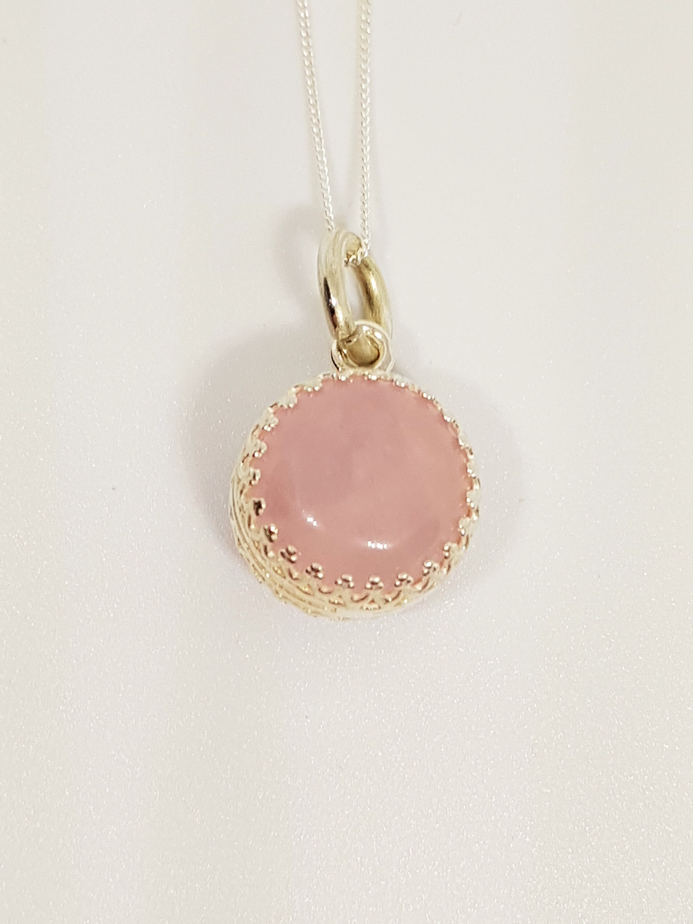 blue lace agate and rose quartz together