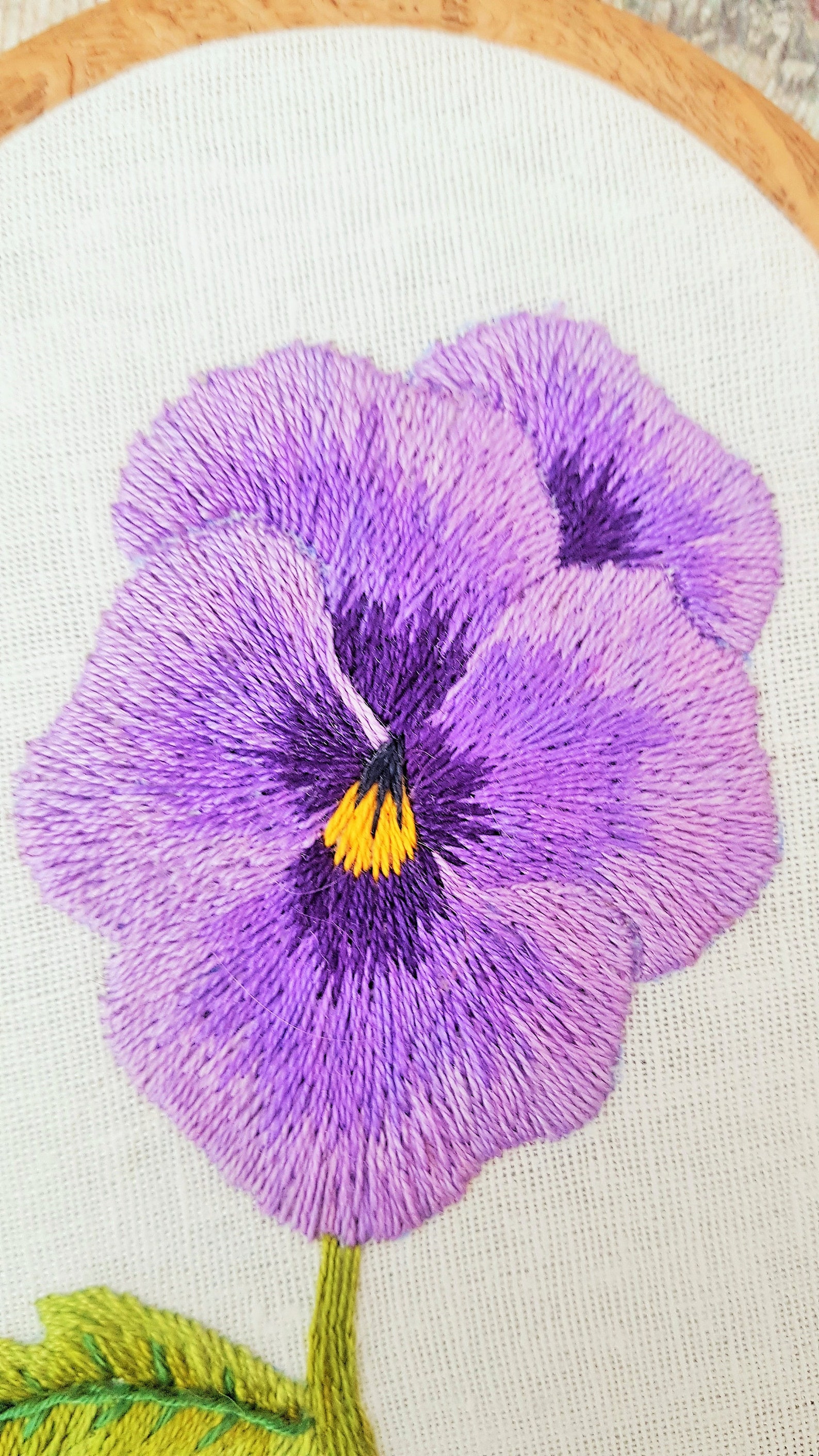 pansy flower embroidery designs free download