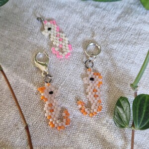 Beaded Seahorse Stitch Marker, Progress Keeper, Knitting Gift, Crochet Gift, Knitting Marker image 1