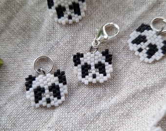 Cute Panda Beaded Stitch Marker, Progress Keeper, Knitting Gift, Crochet Gift, Knitting Marker