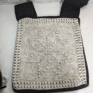 Bolso de nudo - Bolso de nudo japonés de ganchillo - Bolso de nudo de ganchillo - Listo para enviar