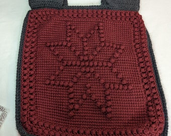 Knot Bag - Crocheted Japanese Knot Bag - Crochet Knot Tote - Ready to ship