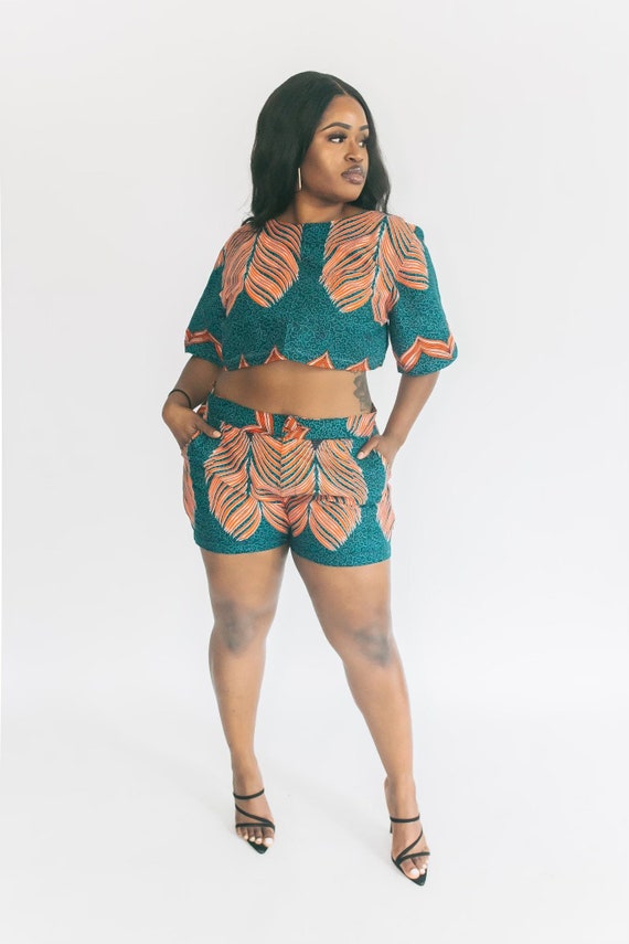 ZanDoúNayo Shorts (Blue/Orange)