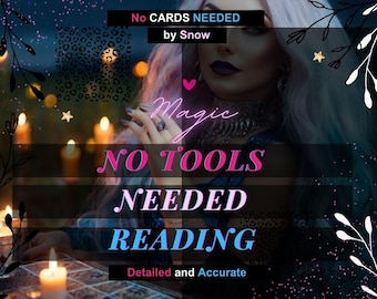 No Tools Same Hour Psychic Reading, Love Reading, Medium Reading, Detailed Love Reading, Psychic, Accurate Reading
