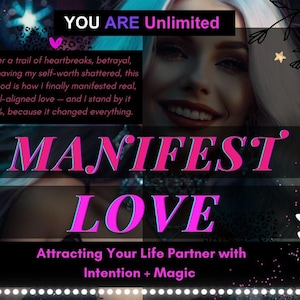 Love Manifestation Charts: Law of Attraction Tool (Digital Download)