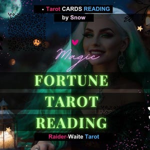 Lectura de Tarot de la Fortuna / Lectura de Tarot de la Abundancia / Riqueza, Dinero, Fama