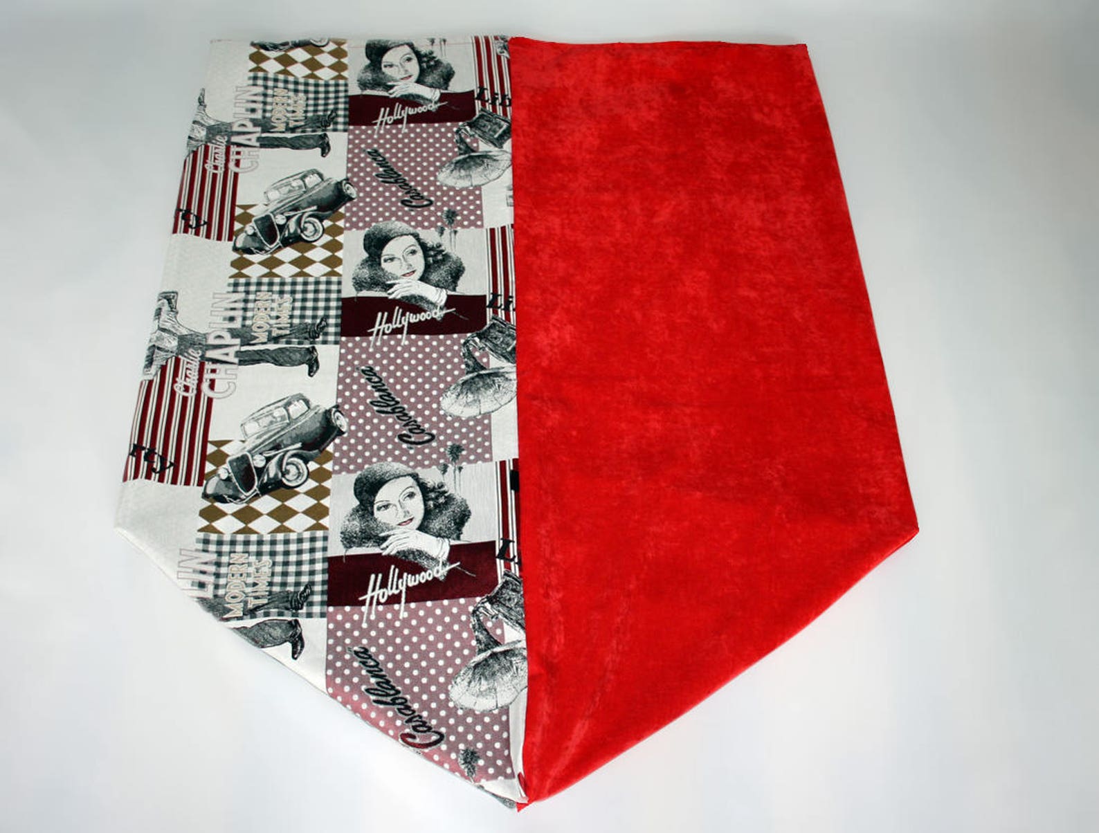 High Quality Fabric Bean Bag / Lazy Bag / Red Casablanca Etsy