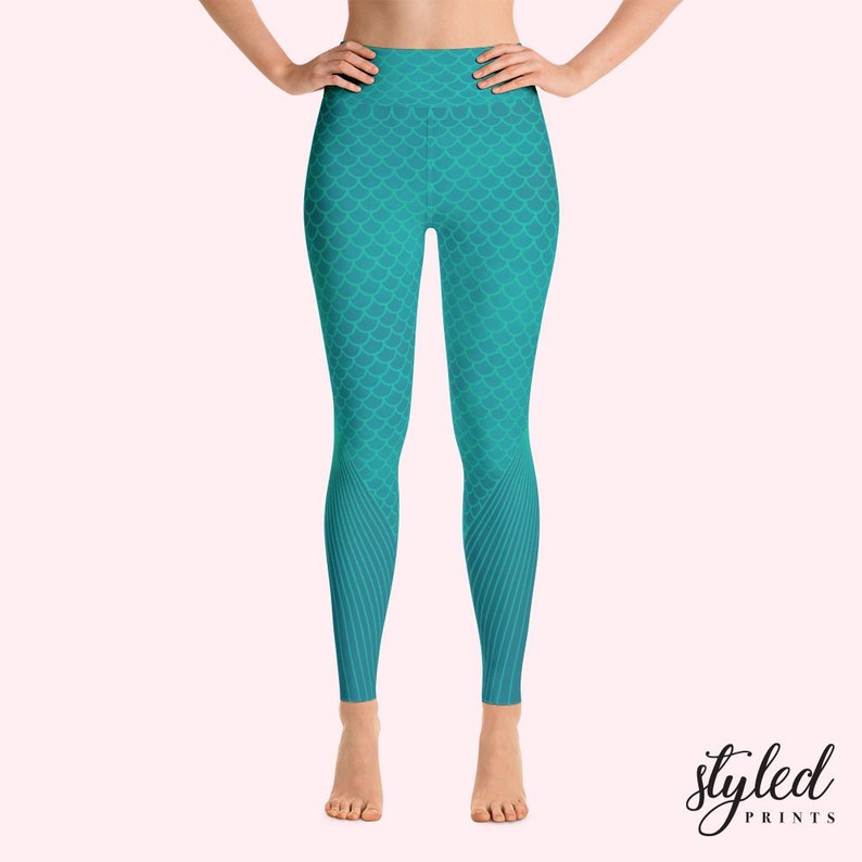 mermaid yoga leggings