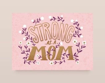 Mama Power Postcard