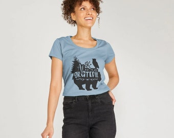 Posh Kat Frauen T-Shirt mit Rundhalsausschnitt