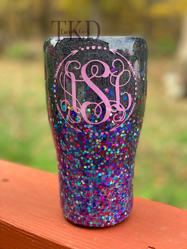 Glitter Yeti/glitter Tumbler/custom Tumbler/glitter Etsy