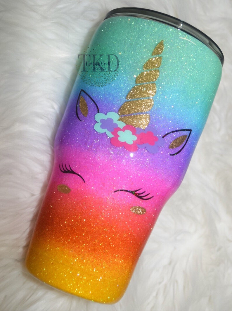 yeti glitter tumbler