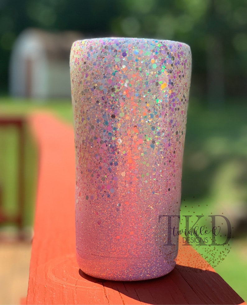 Glitter Tumbler/Glitter Yeti/Custom Tumbler/Pink Glitter Etsy