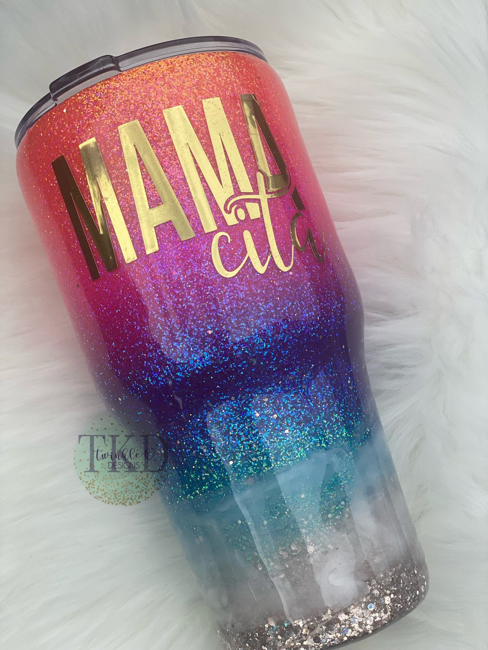Glitter Yeti/glitter Tumbler/custom Tumbler/glitter Rtic/yeti Etsy